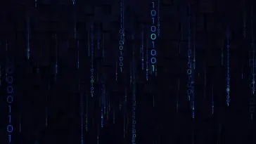 Binary Code Falling live wallpaper download