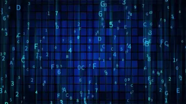 Blue Code Rain live wallpaper download