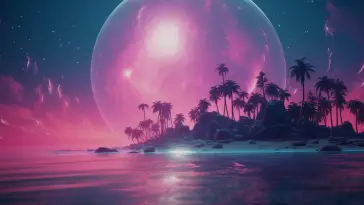 Pink Beach live wallpaper download