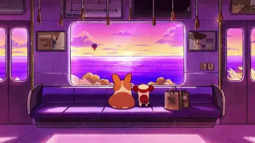 Corgi and Dolphin live wallpaper download