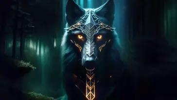 Dark Fantasy Wolf live wallpaper download