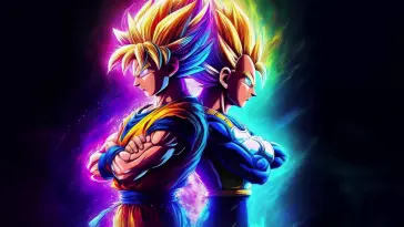 Goku and Vegeta live wallpaper download