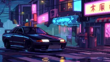 Retro Nissan live wallpaper download