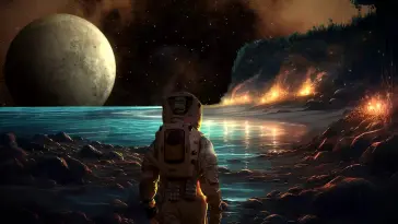 Man in Spacesuit live wallpaper download