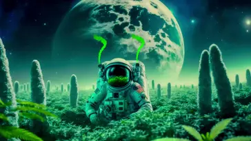 Astronaut on Blooming Planet live wallpaper download