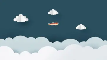 Plane in Clouds live wallpaper download