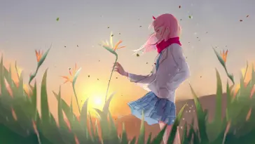 Zero Two Sad live wallpaper download