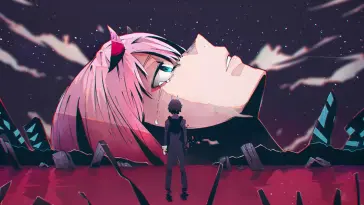 Zero Two and Hiro live wallpaper download