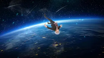 Satoru Gojo in Space live wallpaper download