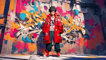 Luffy in Streetwear live wallpaper download