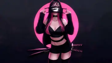 Katana Pinky Girl live wallpaper download