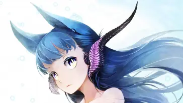 Blue Hair Anime Girl live wallpaper download