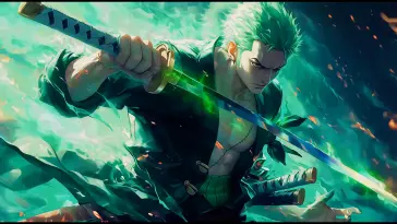 Fearless Blade Roronoa Zoro live wallpaper download