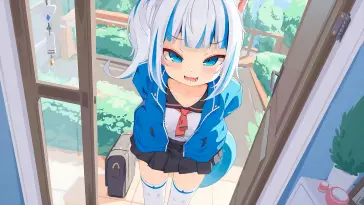 School Girl Gura live wallpaper download