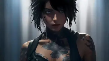 Girl With Tattoos live wallpaper download