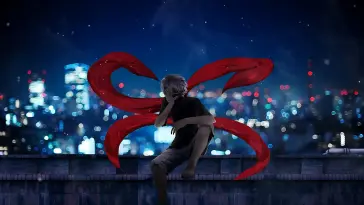 Ken Kaneki in City live wallpaper download