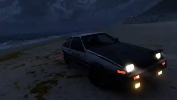 Toyota AE86 Initial D live wallpaper download