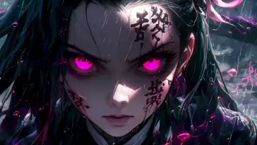 Dark Nezuko Kamado live wallpaper download