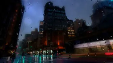 The City in the Rain live wallpaper download