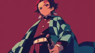 Tanjiro Blinking Eyes live wallpaper download