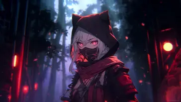 Mysterious Cat Girl live wallpaper download