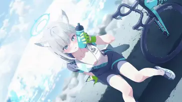 Shiroko's Cycling Escape (Blue Arсhive) live wallpaper download