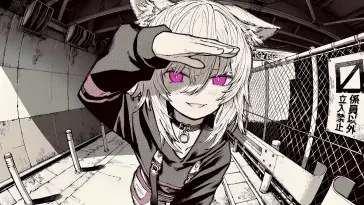 Nekomata Okayu (Hololive) live wallpaper download