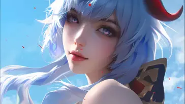 Ganyu: The Frostborn Beauty live wallpaper download