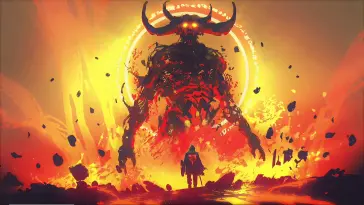Fire Demon live wallpaper download