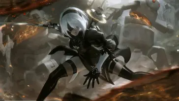 2B: Fierce in Combat live wallpaper download