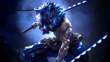 Swordsman Inosuke Hashibira live wallpaper download