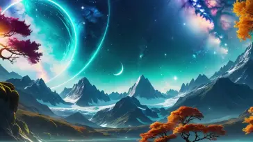 Fantasy Mountain Landscape live wallpaper download