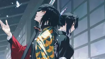 Giyuu Tomioka and Shinobu Kochou live wallpaper download