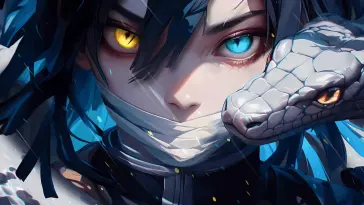 Obanai Iguro: Serpent Hashira live wallpaper download