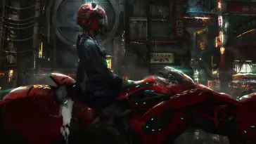 Cyberpunk Night Rider live wallpaper download