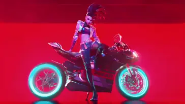K/Da All Out Akali on Motorcycle live wallpaper download