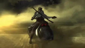 Biker in a Sandstorm live wallpaper download