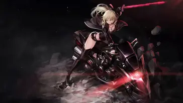 Alter Saber on Motorcycle live wallpaper download