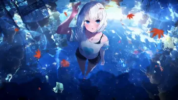 Girl of the Blue Waters live wallpaper download