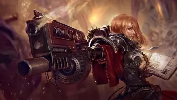 Sister of Battle in the Grimdark live wallpaper download