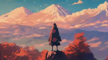 Itachi in the Mountain’s Calm live wallpaper download