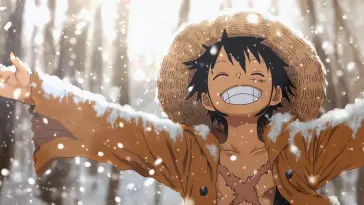 Luffy in Winter live wallpaper download