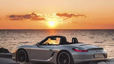 Porsche 987 Near Sea live wallpaper download