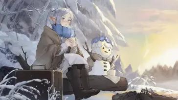 Frieren & Himmel Winter Journey live wallpaper download