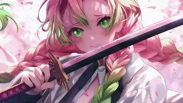 Mitsuri Kanroji (Demon Slayer) live wallpaper download