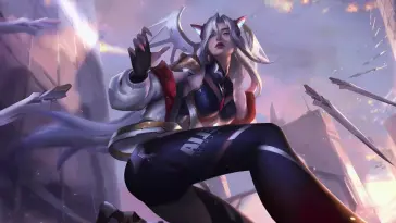 Battle Crane Irelia (LoL) live wallpaper download