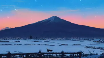 Cat in the Winter Wonderland live wallpaper download