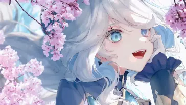 Graceful Furina in Bloom live wallpaper download