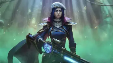 Arcane’s Sharpshooter Caitlyn live wallpaper download