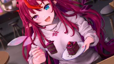 IRyS With a Cake live wallpaper download